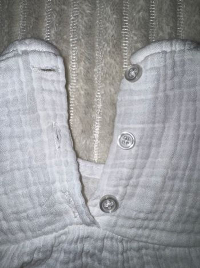 Blouse en coton - blanc et noir - tex - 6 mois - excellent état/comme neuf - photo numéro 8