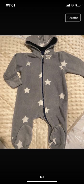 Combi polaire capuche