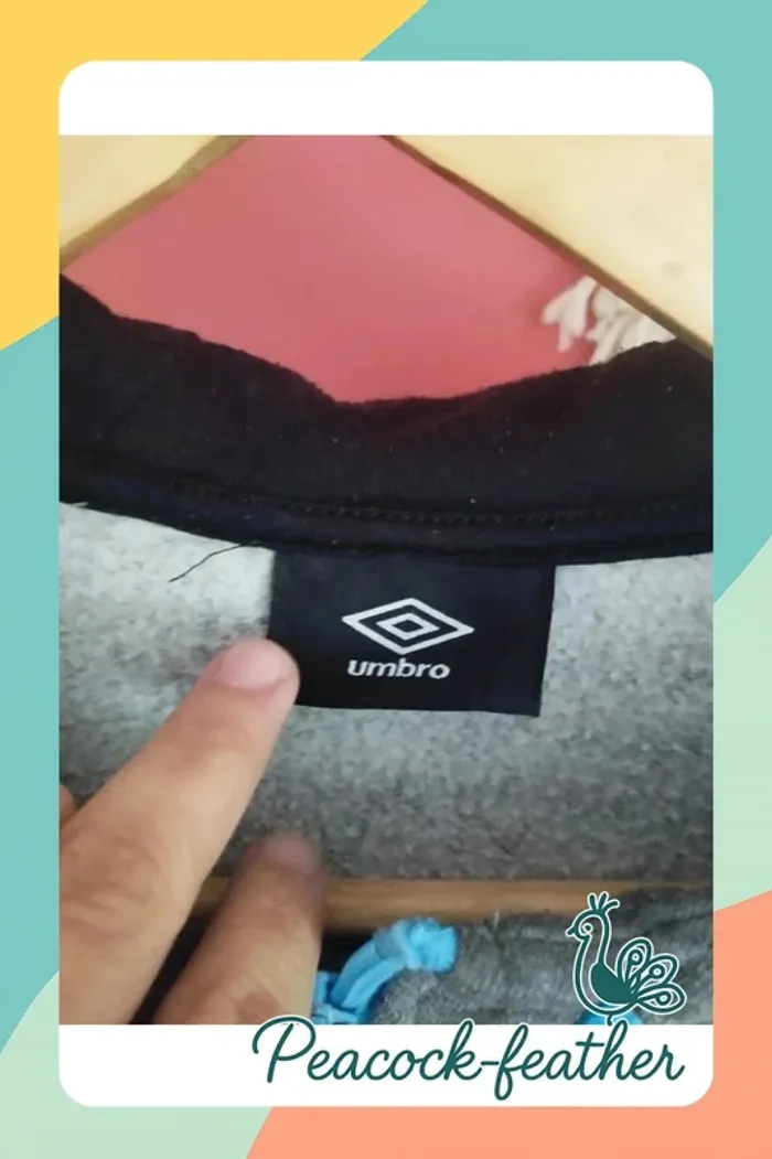Gilet sweat umbro 162 - photo numéro 5