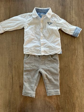 Ensemble chemise pantalon 6 mois