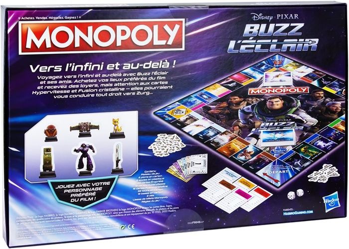 MONOPOLY BUZZ L'ECLAIR DISNEY - photo numéro 2