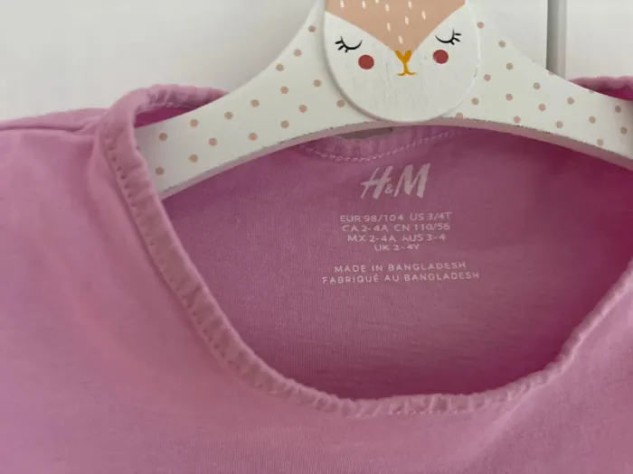 T Shirt 3/4 ans H&M - photo numéro 2