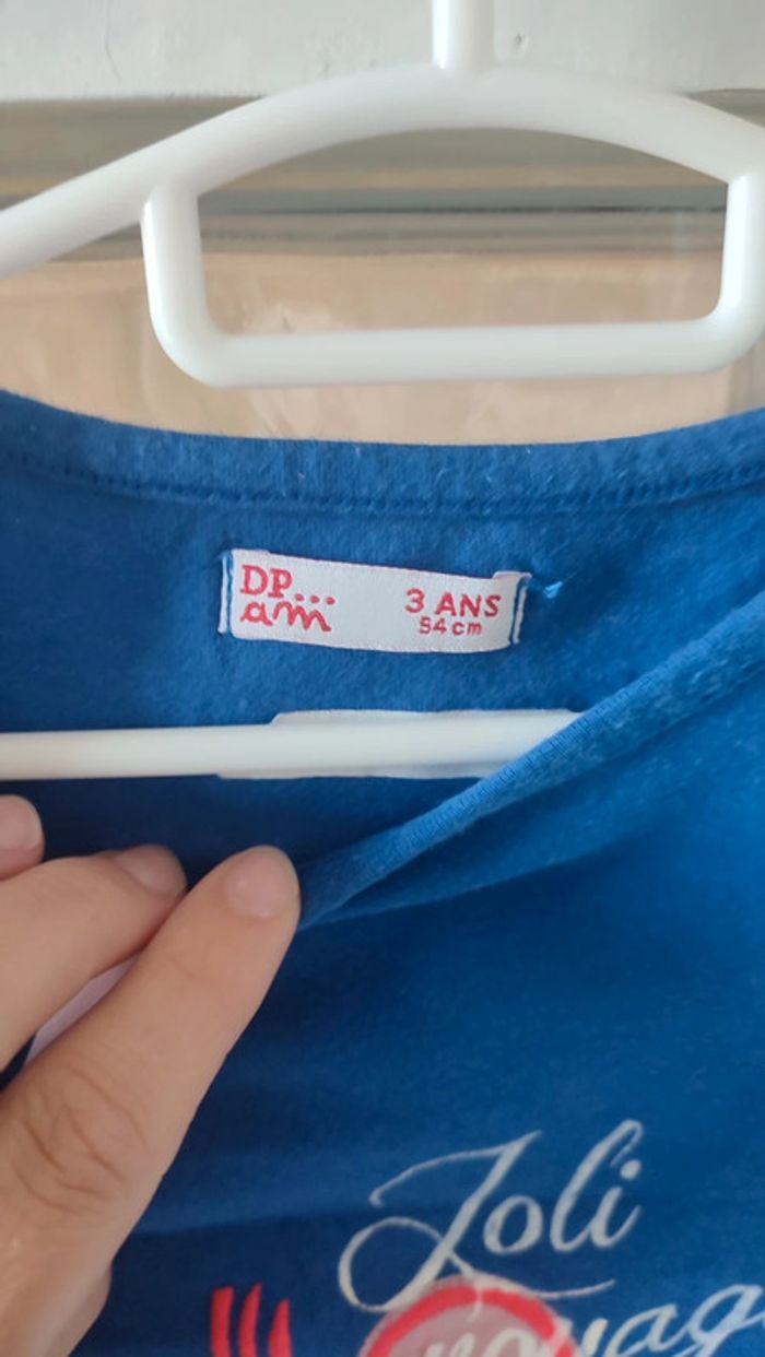 Tee-shirt 3 ans Du pareil au même - photo numéro 3