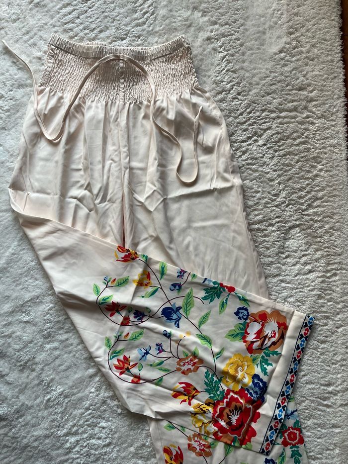 Pantalon fluide à fleurs - photo numéro 2