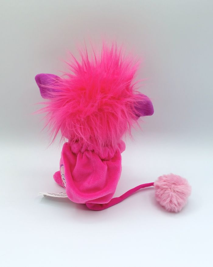 Petite peluche doudou Popples Bubbles rose mauve SPIN MASTERS 2015 18 cm fleur - photo numéro 3