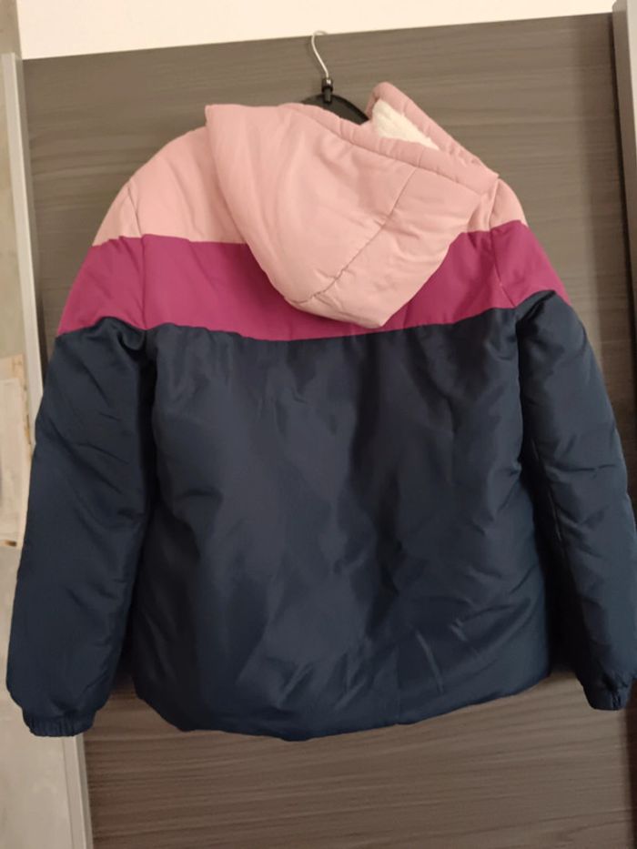 Manteau rose bleu avec intérieur rembouré Tex 11 12 ans - photo numéro 3