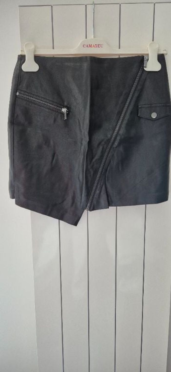 Jupe simili cuir