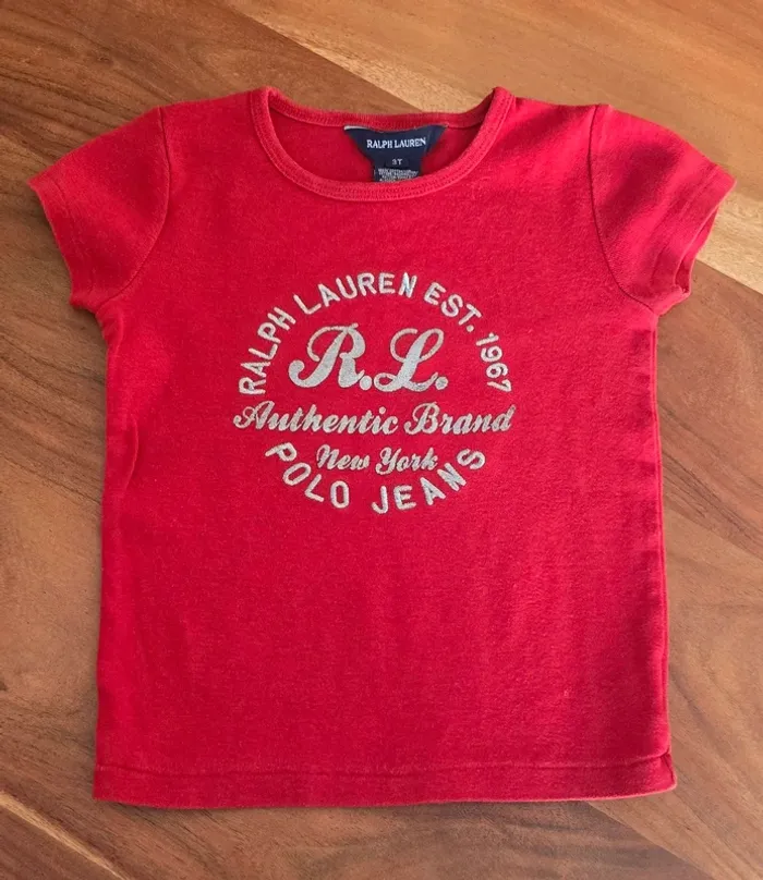 Tee-shirt Ralph Lauren Taille 3 ans - photo numéro 2