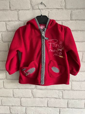 Gilet  polaire bondi taille 12 /18 mois