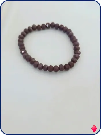 Bracelet perles de verre colorées tendance bohème