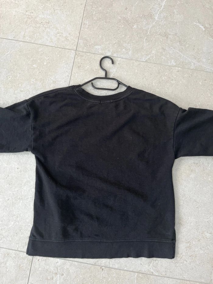 Pull Sweat noir écriture Call Back Bershka - photo numéro 5