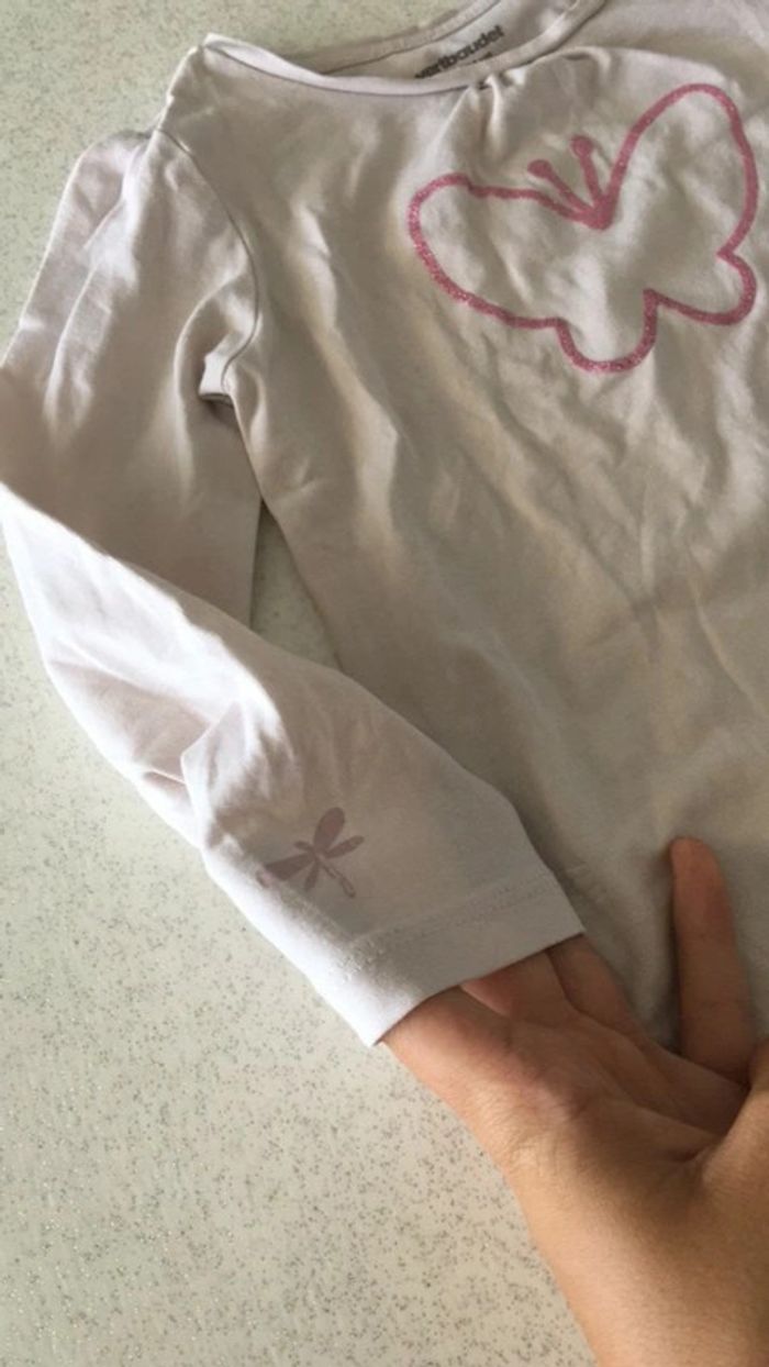 Haut à manches longues 3 ans fille - photo numéro 2