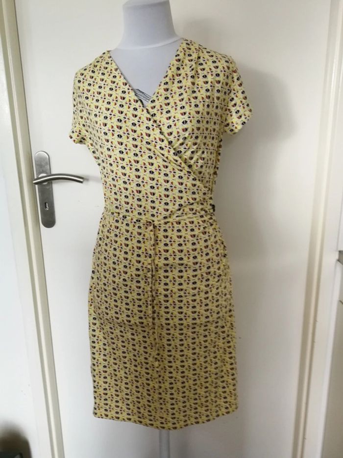 Robe d'été moulante avec ceinture 36/38 La Ligna