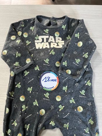 Grenouillère Star Wars garçon 18 mois