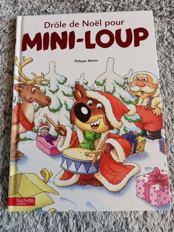Livre drôle de Noël pour mini loup