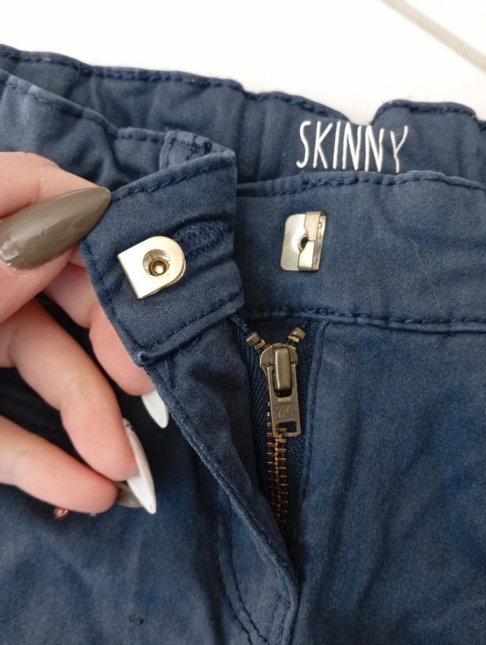 Jean skinny bleu marine Tape à l'oeil taille 6ans - photo numéro 6