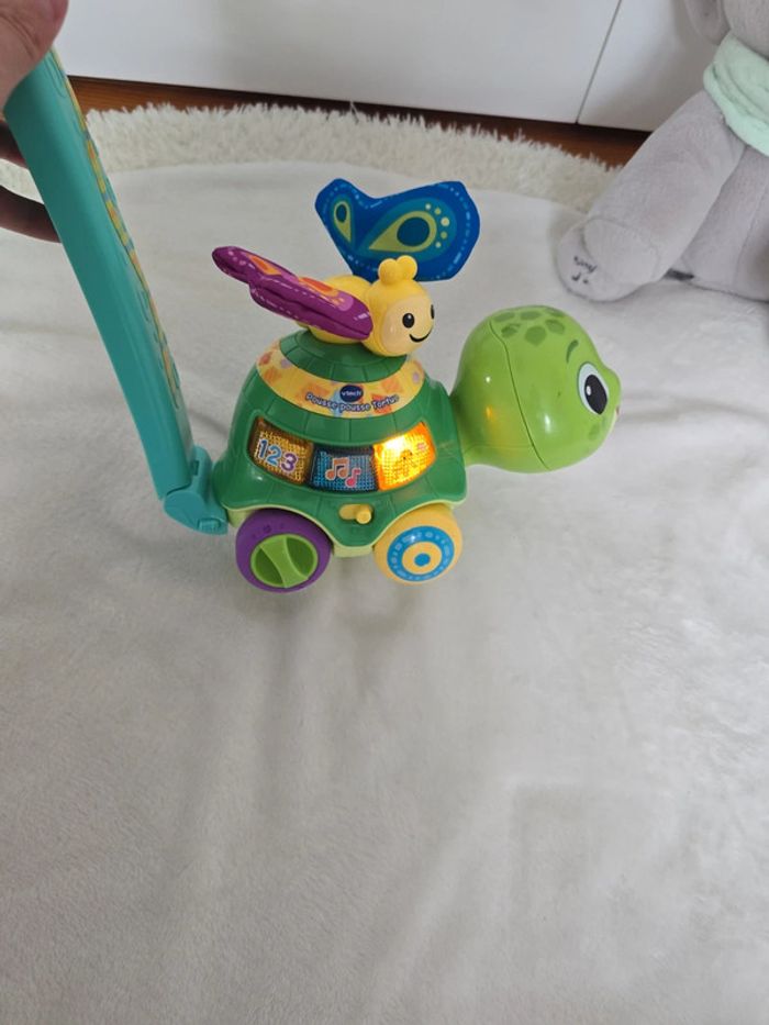0_24 mois Lot  -60% 12 jouets eveil bébé peluches musicales livres et tortue pousse pousse - photo numéro 17