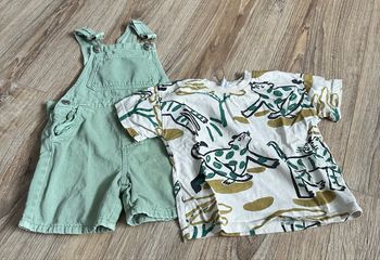 Ensemble salopette t-shirt