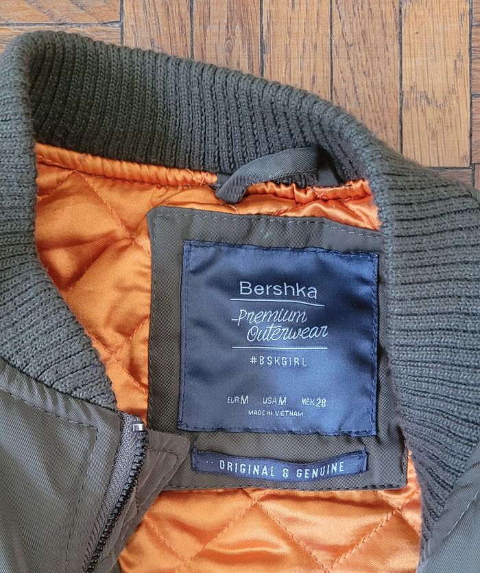 Jolie veste bombers kaki - photo numéro 3