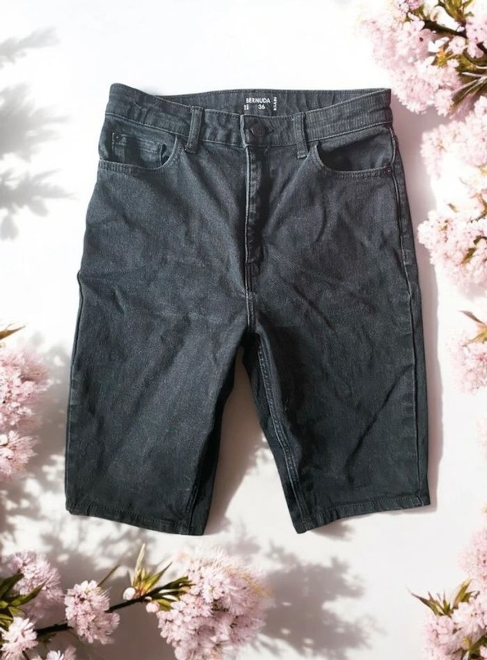 🎀 Bermuda en Jean Noir femme taille S Kiabi🎀