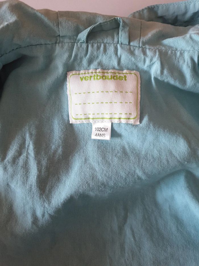 Manteau mi-saison 4 ans Vertbaudet - photo numéro 4