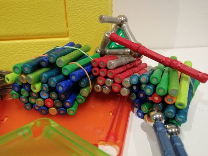 Gros lot geomag pièces magnétique construction - photo numéro 2