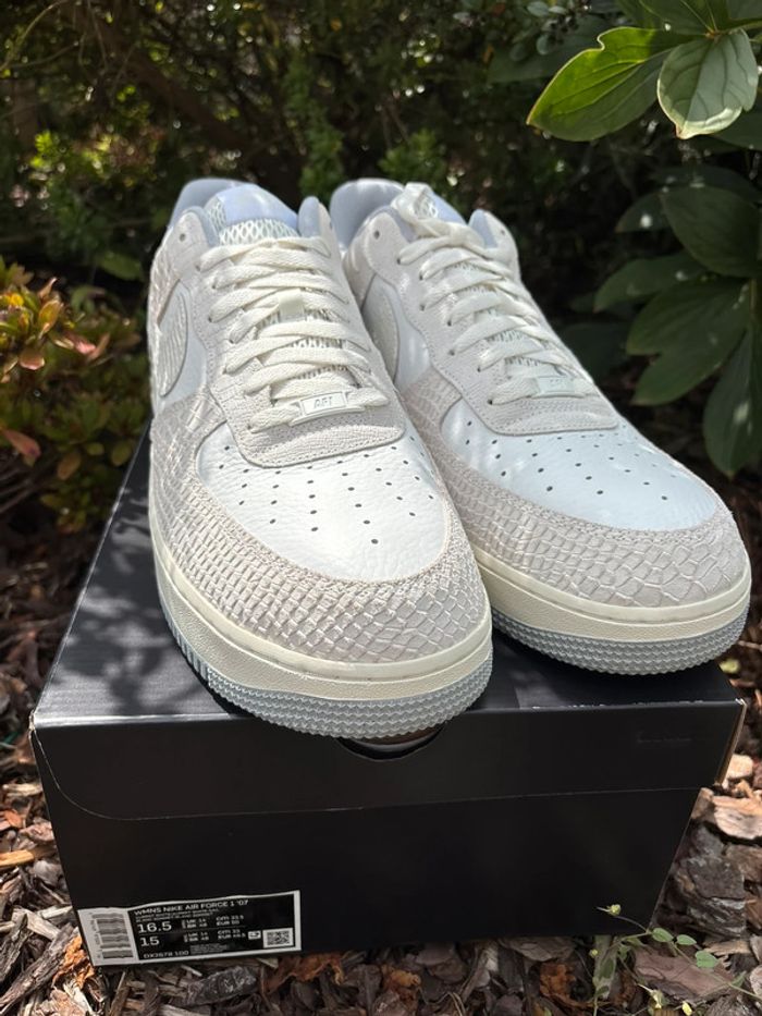 Nike Air Force 1 summit White sail - photo numéro 3