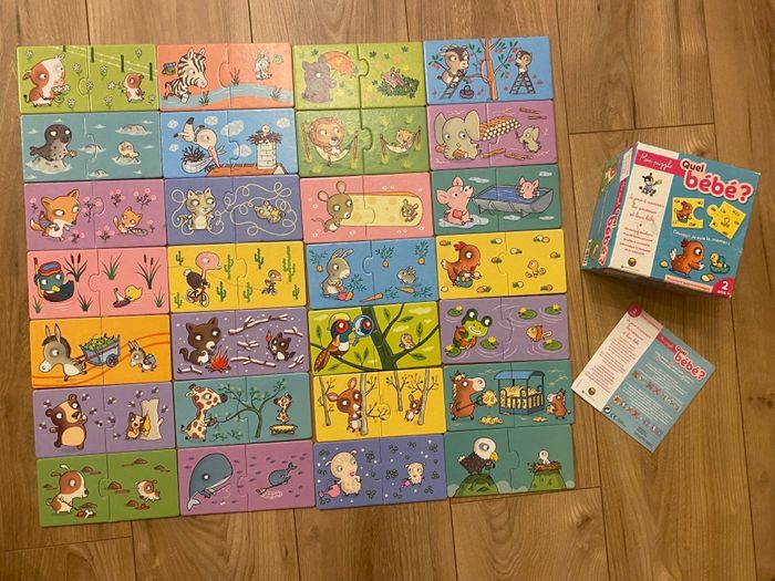 Jeux éducatifs oxybul puzzle 2+ animaux - photo numéro 3