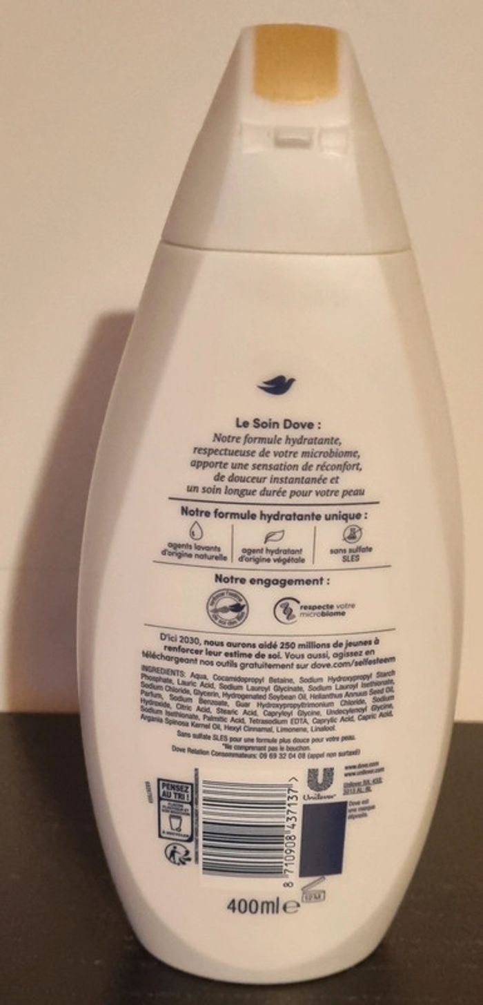 Soin douche Dove Surgrasa l'huile d'argan - photo numéro 5