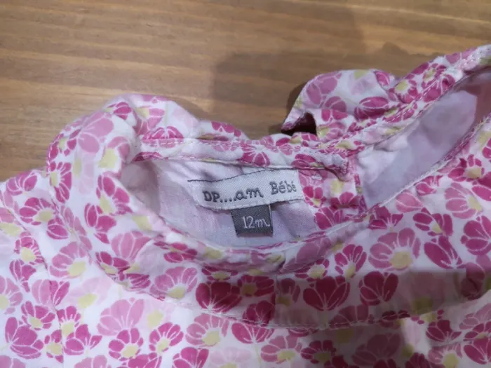 Blouse fleurie 12 mois - photo numéro 3