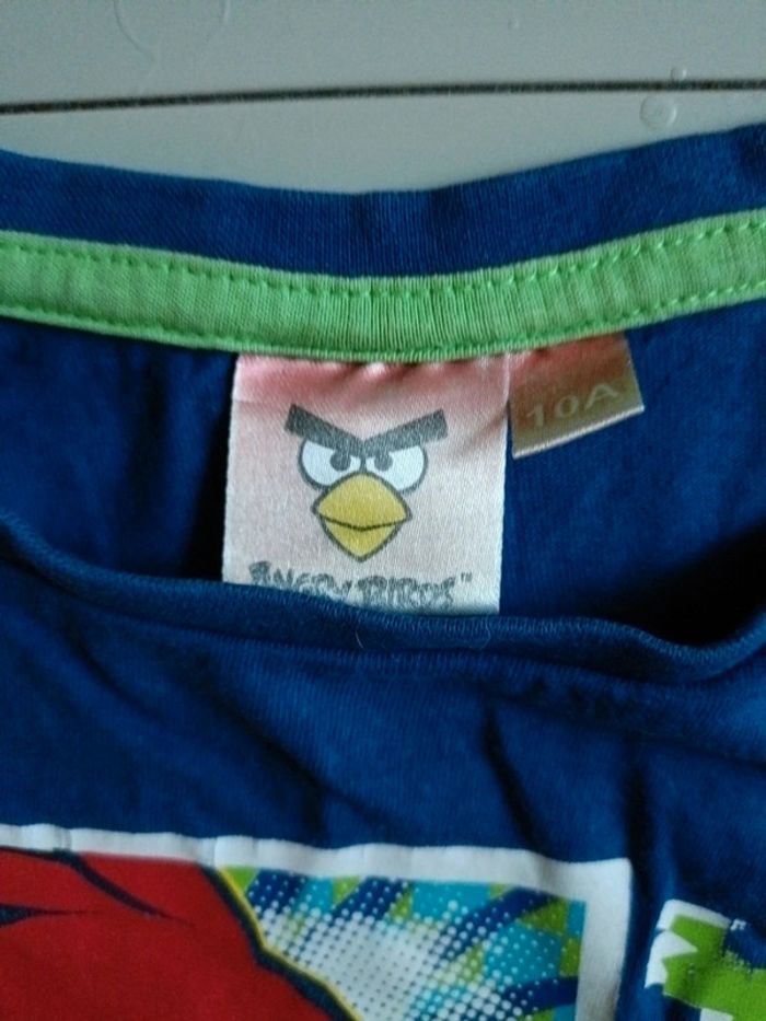 T-shirt angry birds 10 ans manches longues - photo numéro 3