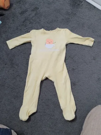 Pyjama jaune good morning