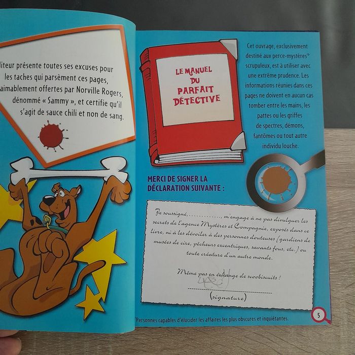 Scooby-Doo ! Le manuel du parfait détective - Panini books - photo numéro 2