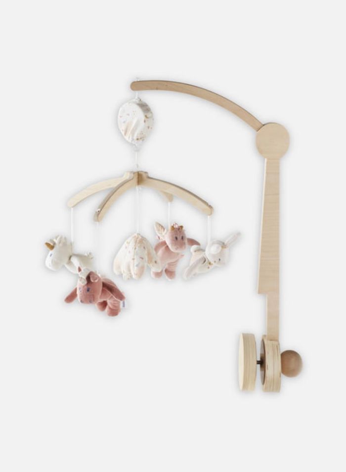 Mobile musical bras en bois Lina & Joy - NOUKIE 'S - photo numéro 2