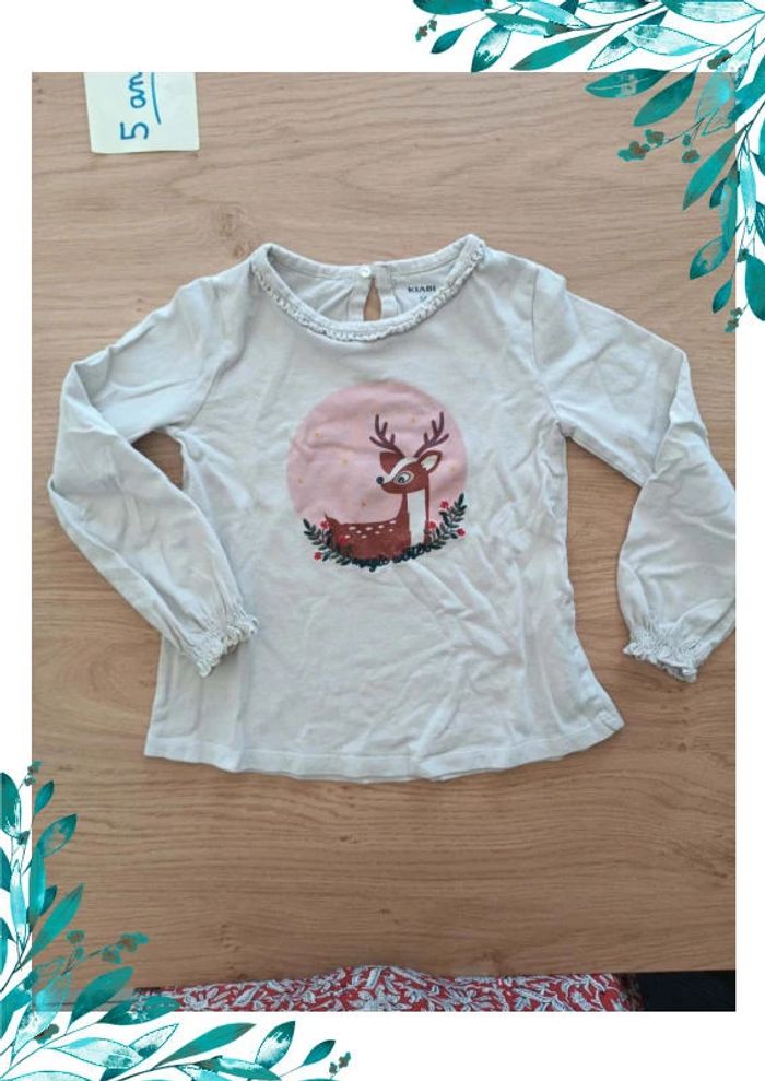 T-shirt manches longues 5 ans - photo numéro 2