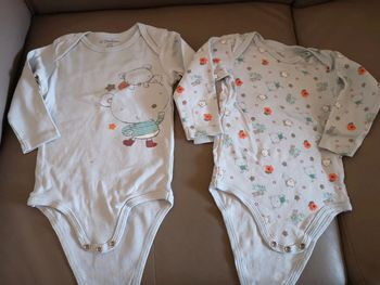 2 Bodys 24 mois manches longues