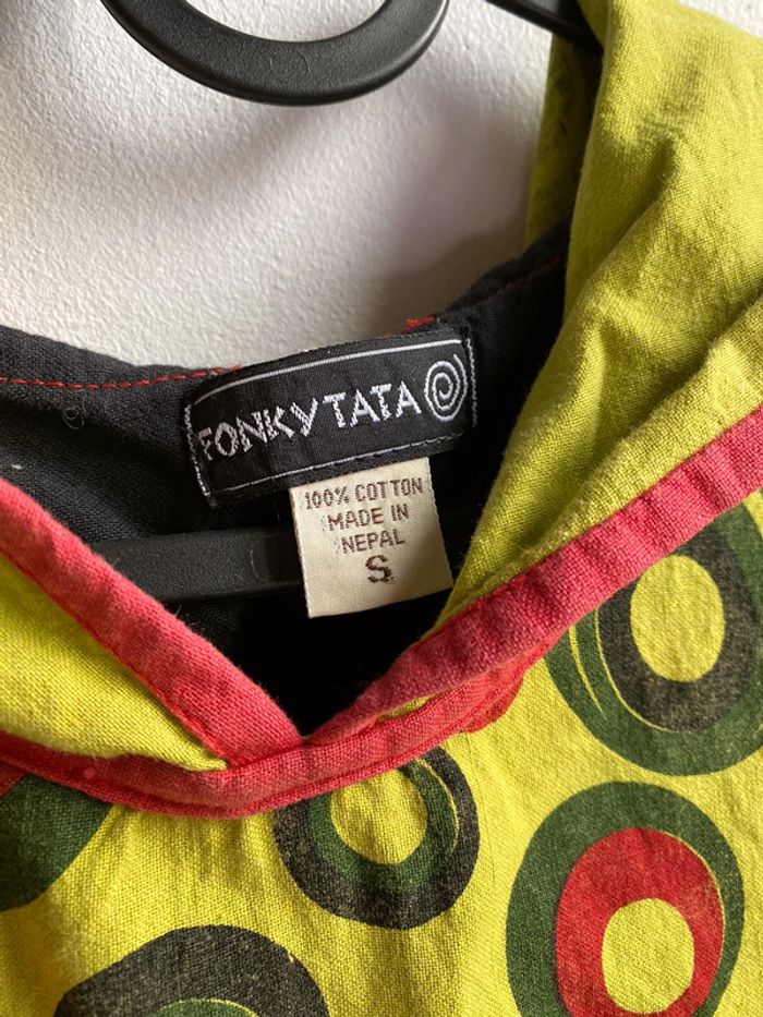 Top vert fantaisie Fonky Tata taille S - photo numéro 4