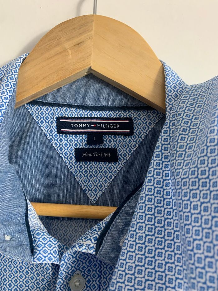 Chemise Tommy Hilfiger -tbe-taille L - photo numéro 4