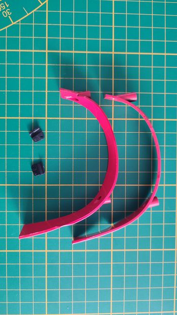 Pièce détachée du fascicule numéro 105 n°105 Citroën C4 Wrc 2008 Sebastien Loeb Altaya #E43