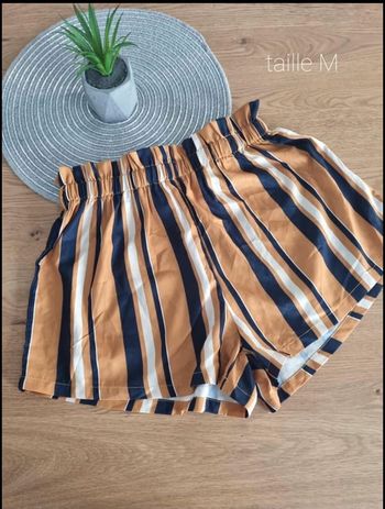 Short rayé