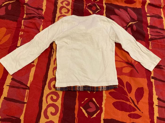Tee shirt manches longues in extenso 24 mois - photo numéro 3
