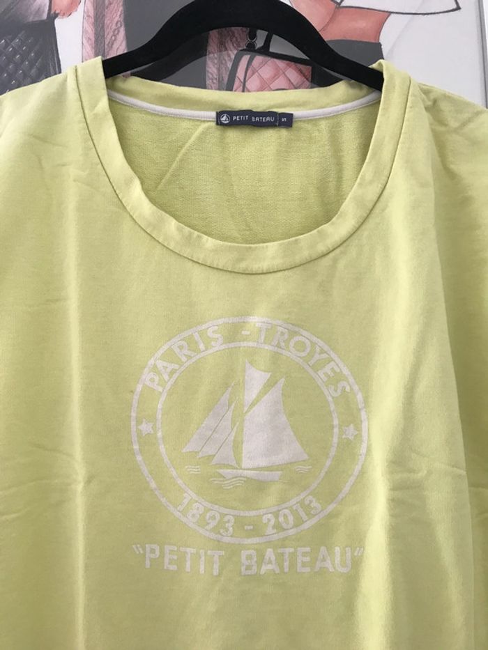 Sweat manches courtes Petit Bateau S - photo numéro 2