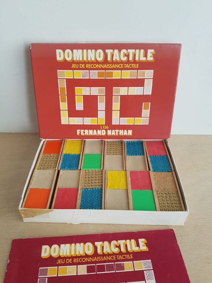Fernand Nathan Domino tactile 1 jeu de reconnaissance tactile - photo numéro 2