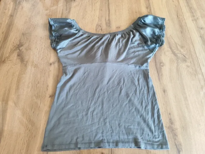 Top Camaïeu gris romantique - T.M - photo numéro 3