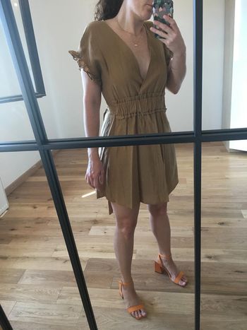 Robe courte cache coeur Zara