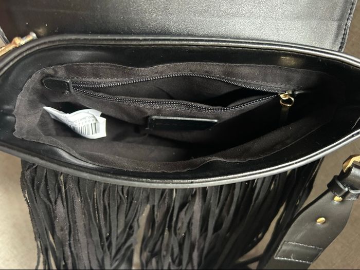 Sac noir à franges de la marque Parfois - photo numéro 5