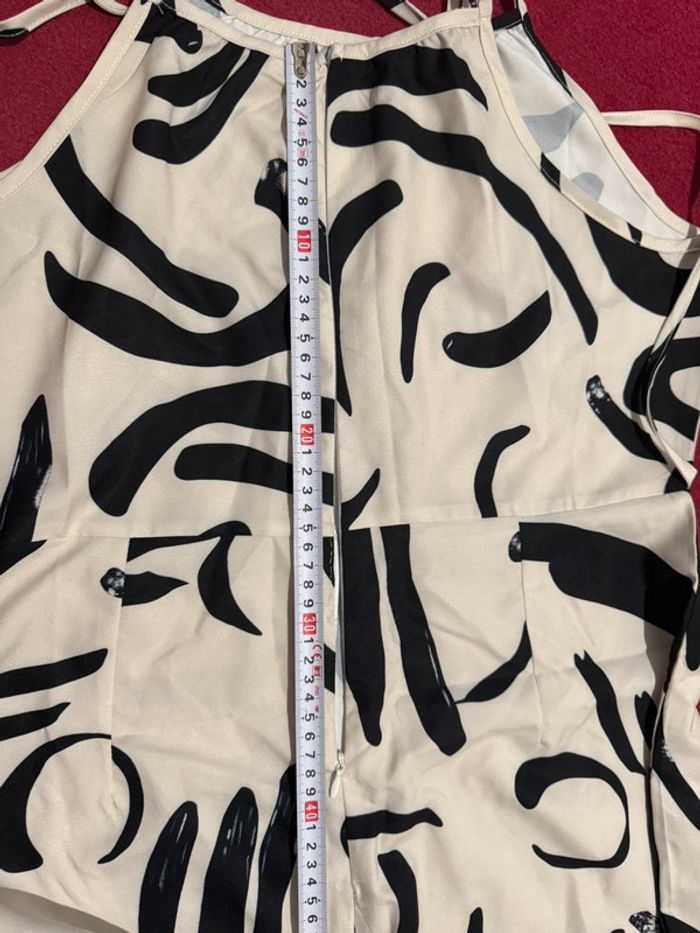 Combi pantalon SHEIN L mais taille petit je trouve beige noir - photo numéro 15