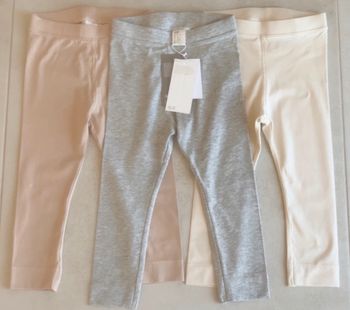 Lot de trois legging H&M 92 cm 18/24 mois