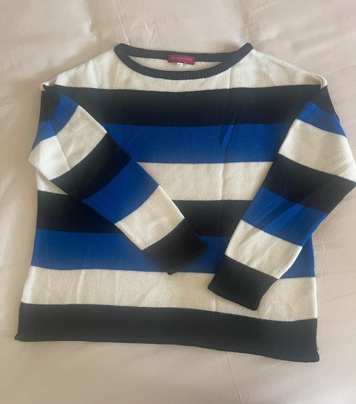 Pull d'été à rayures - photo numéro 2