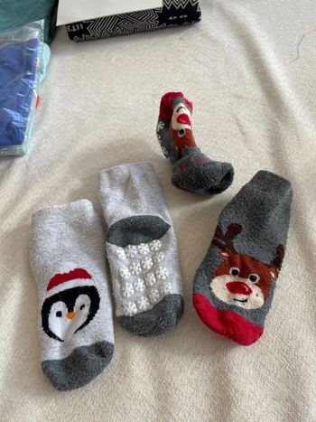 Chaussettes anti dérapantes de Noël 19/22